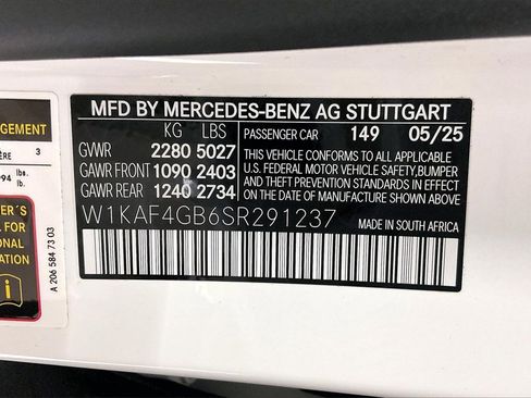 Certified 2025 Mercedes-Benz C 300 Sedan image 33