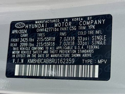 Certified 2024 Hyundai Kona SEL image 32