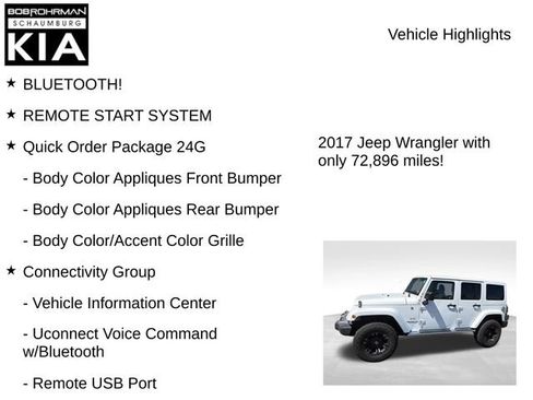Used 2017 Jeep Wrangler Unlimited Sahara w/ Mopar Chrome Edition Group AWD/4WD image 7