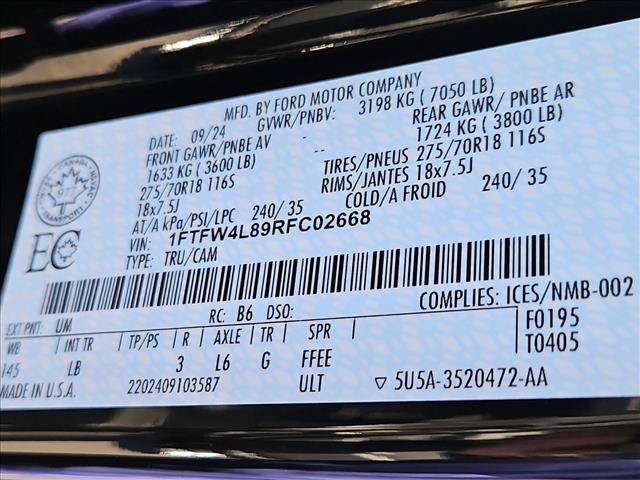 Certified 2024 Ford F150 Tremor w/ Bed Utility Package AWD/4WD image 25