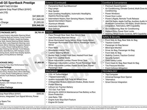 Used 2021 Audi Q5 Prestige w/ Prestige Package AWD/4WD image 27