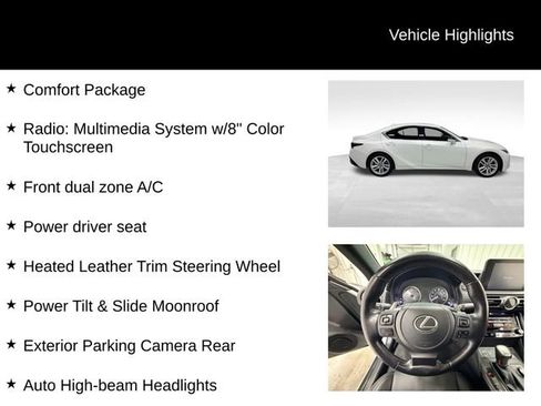 Used 2022 Lexus IS 300 AWD w/ Comfort Package image 17