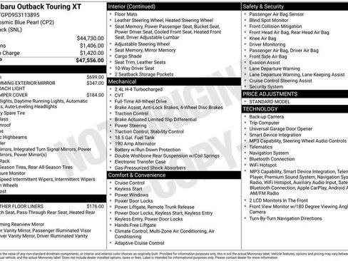 Used 2025 Subaru Outback Touring XT AWD/4WD image 27