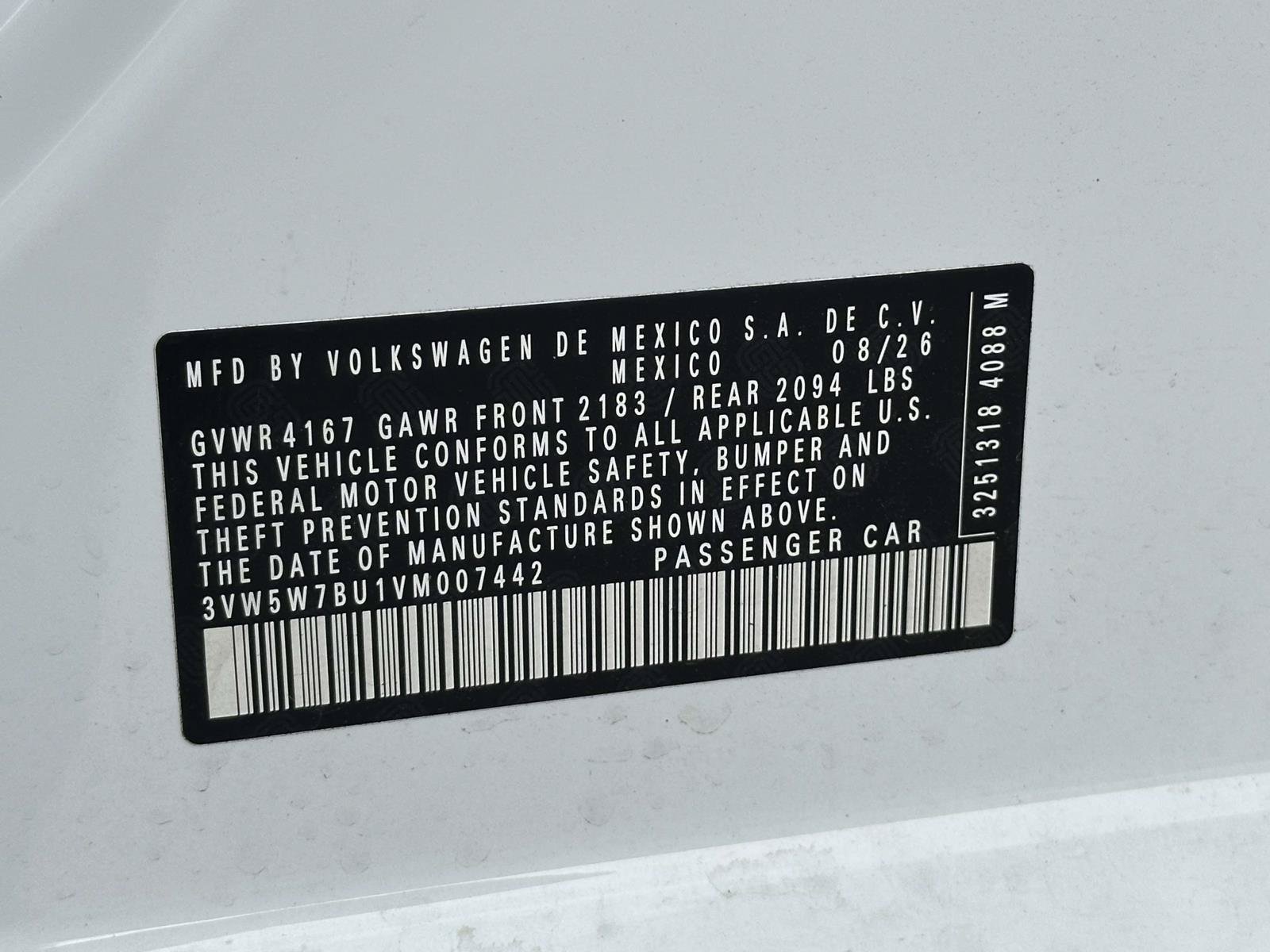 New 2027 Volkswagen Jetta S FWD image 16