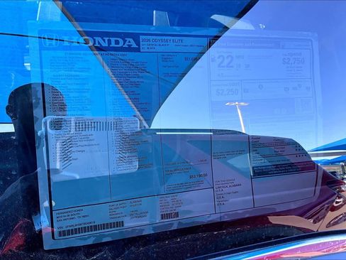 New 2026 Honda Odyssey Elite image 18