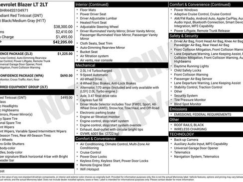 New 2025 Chevrolet Blazer LT w/ Convenience Package image 10