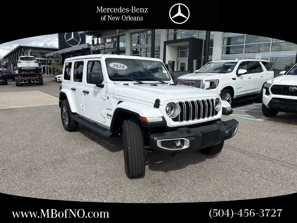 Used 2024 Jeep Wrangler Unlimited Sahara w/ Technology Group AWD/4WD image 1
