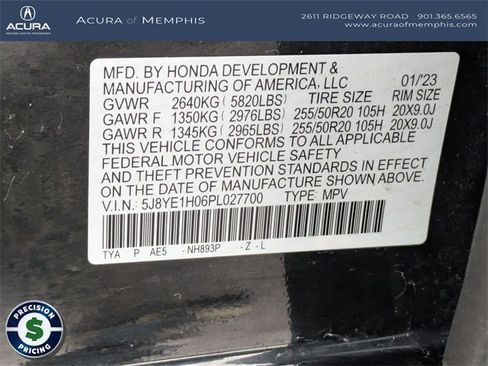 Certified 2023 Acura MDX A-Spec image 30