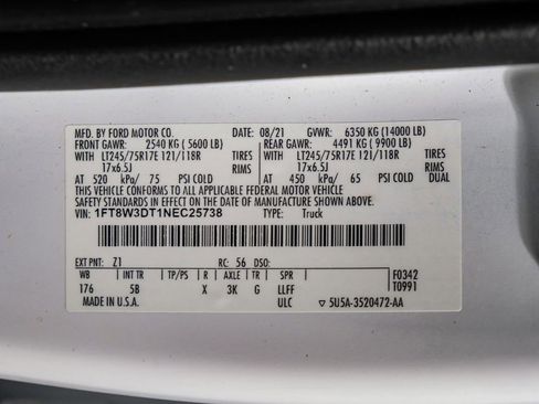 Used 2022 Ford F350 Lariat w/ Lariat Ultimate Package image 58