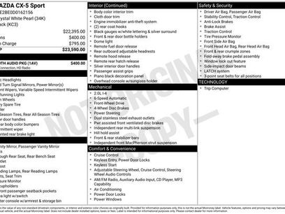 Used 2013 MAZDA CX-5 Sport w/ Bluetooth Audio Pkg