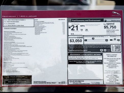 New 2025 Jaguar F-PACE R-Dynamic S image 31