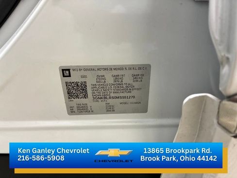 Certified 2021 Chevrolet Blazer Premier w/ Driver Confidence II Package AWD/4WD image 9