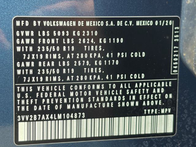 Used 2020 Volkswagen Tiguan SEL AWD/4WD image 25