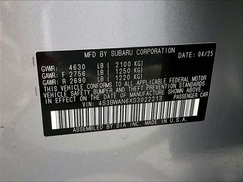 Used 2025 Subaru Legacy Limited image 29