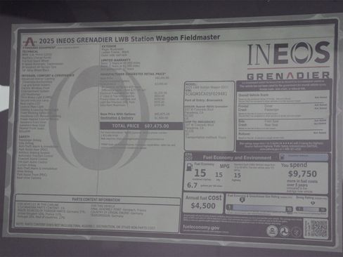 New 2025 INEOS Grenadier Fieldmaster Edition image 23