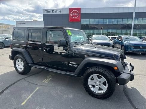 Used 2016 Jeep Wrangler Unlimited Sport w/ Quick Order Package 24S AWD/4WD image 1