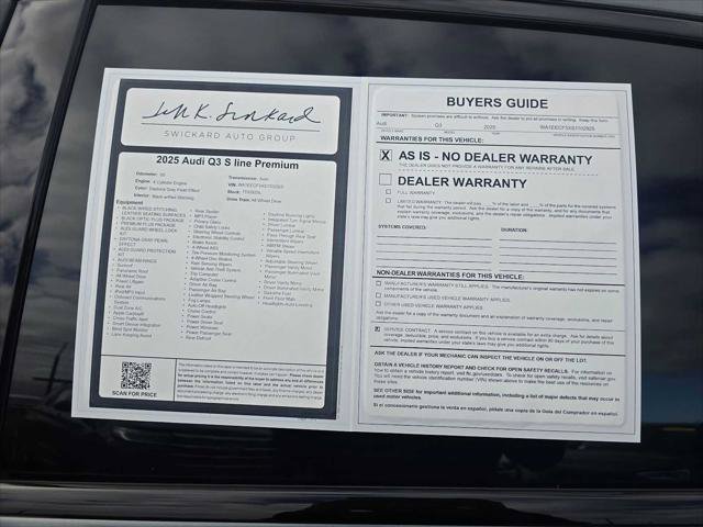 Used 2025 Audi Q3 2.0T Premium Plus w/ Premium Plus Package AWD/4WD image 16