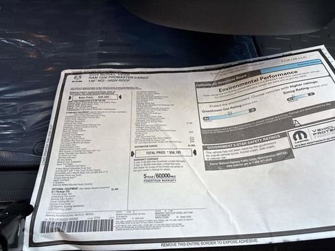 New 2025 RAM ProMaster 1500 w/ Quick Order Package 22G SLT image 6