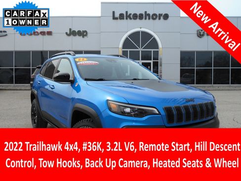 Certified 2022 Jeep Cherokee Trailhawk w/ Trailer Tow Group image 1