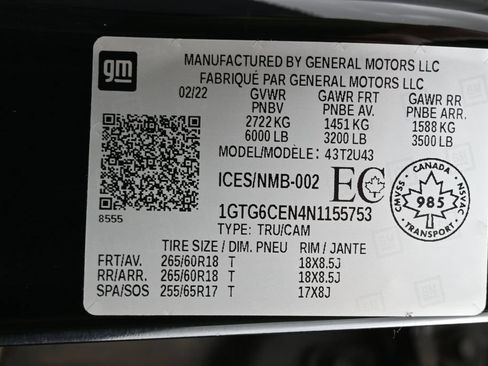 Used 2022 GMC Canyon Elevation w/ Elevation Premium Package AWD/4WD image 39