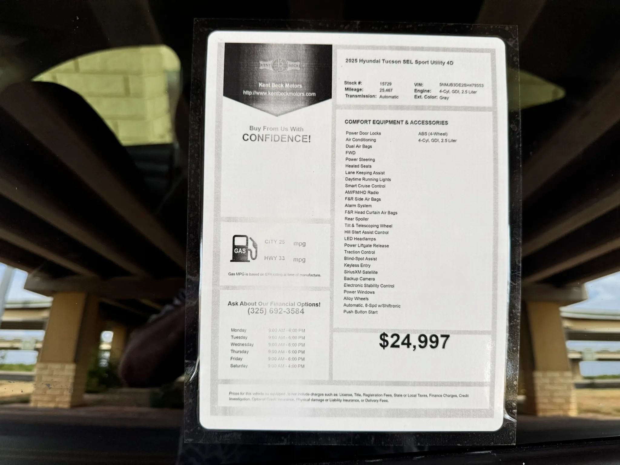 Used 2025 Hyundai Tucson SEL FWD image 30