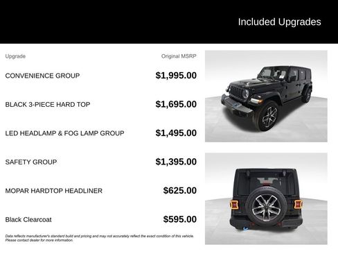 Used 2024 Jeep Wrangler Unlimited w/ Convenience Group AWD/4WD image 2