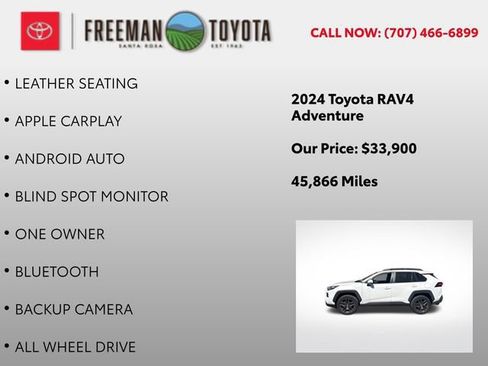 Used 2024 Toyota RAV4 Adventure AWD/4WD image 4
