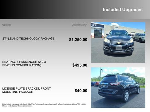 Used 2017 Chevrolet Traverse LT w/ Style and Technology Package AWD/4WD image 5
