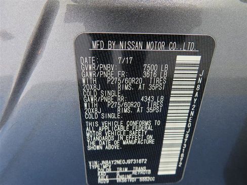 Used 2018 Nissan Armada Platinum w/ Captain Seat Package image 40