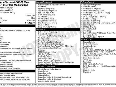 Used 2025 Toyota Tacoma TRD Sport AWD/4WD image 34