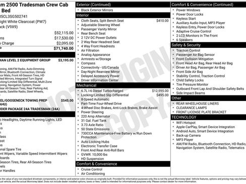 New 2025 RAM 2500 Tradesman AWD/4WD image 30