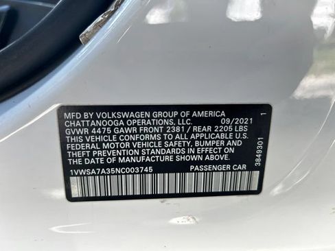 Used 2022 Volkswagen Passat 2.0T SE FWD image 22