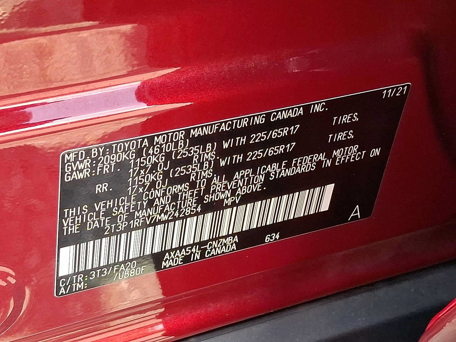 Used 2021 Toyota RAV4 XLE AWD/4WD image 28