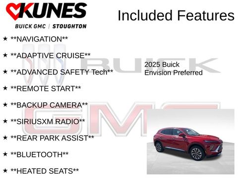 New 2025 Buick Envision Preferred image 2