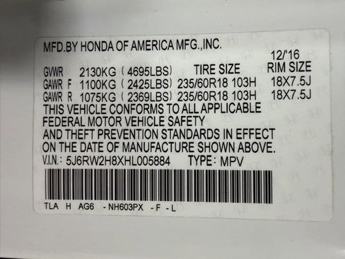 Used 2017 Honda CR-V EX-L image 31