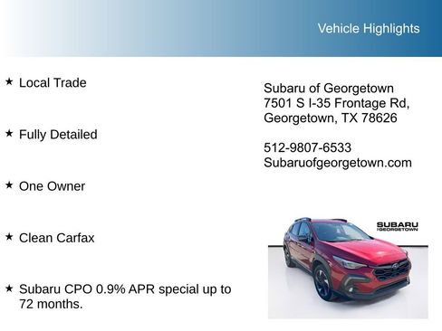 Certified 2025 Subaru Crosstrek 2.5i Limited w/ Crosstrek Mirror Package image 11