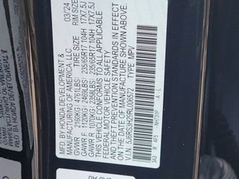 Certified 2024 Honda CR-V LX image 33