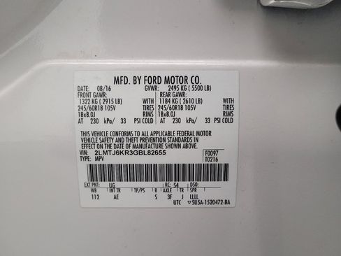 Used 2016 Lincoln MKX Select w/ Select Plus Package image 33