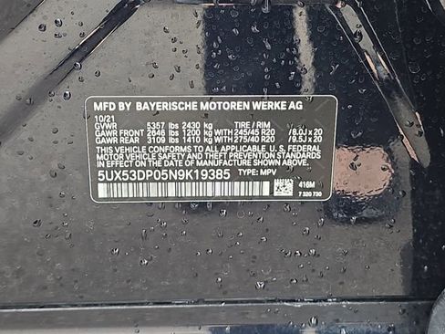 Used 2022 BMW X3 xDrive30i w/ M Sport Package AWD/4WD image 38