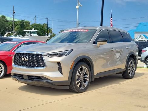 Used 2023 INFINITI QX60 Luxe w/ Cargo Package FWD image 1