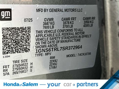 Used 2025 Chevrolet Tahoe High Country image 21