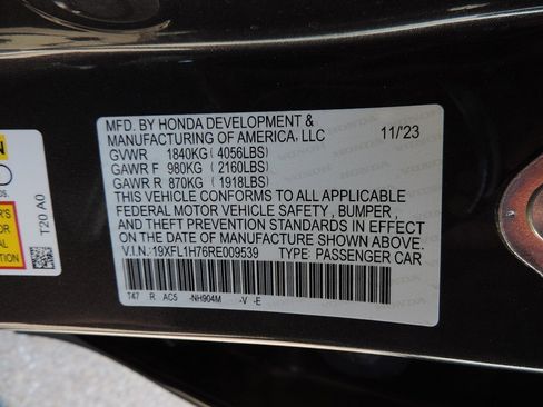 Used 2024 Honda Civic EX-L image 12