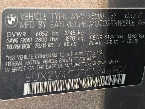 Used 2012 BMW X5 xDrive35i AWD/4WD image 56