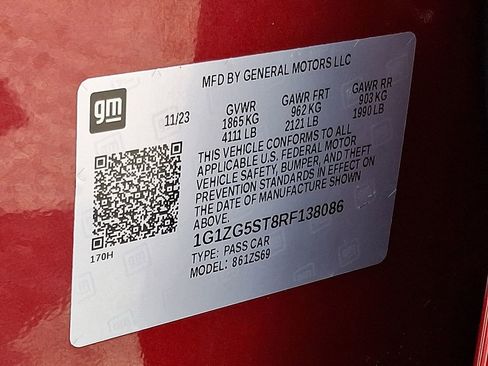 Certified 2024 Chevrolet Malibu RS image 27