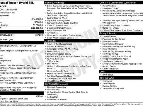 New 2026 Hyundai Tucson SEL w/ Tow & Go Package AWD/4WD image 20