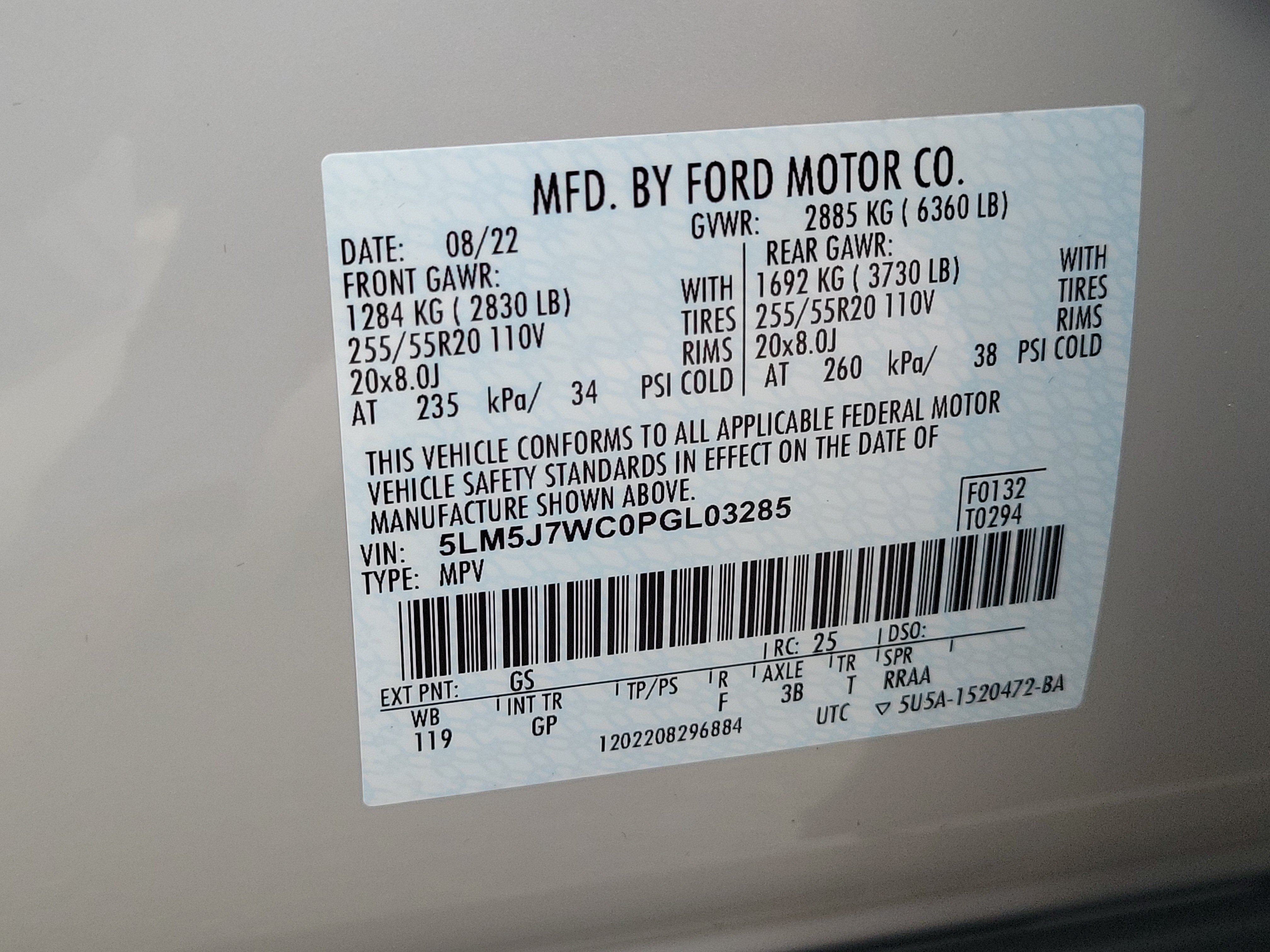 Used 2023 Lincoln Aviator Reserve w/ Elements Package Plus RWD image 34