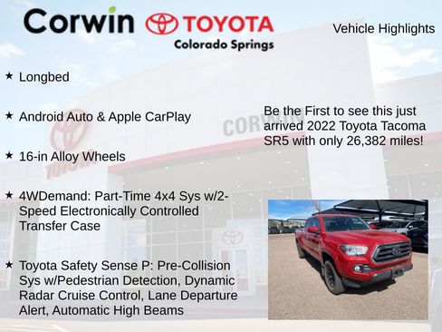 Used 2022 Toyota Tacoma SR5 image 4
