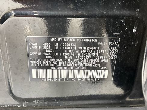 Used 2017 Subaru Outback 3.6R Limited image 29