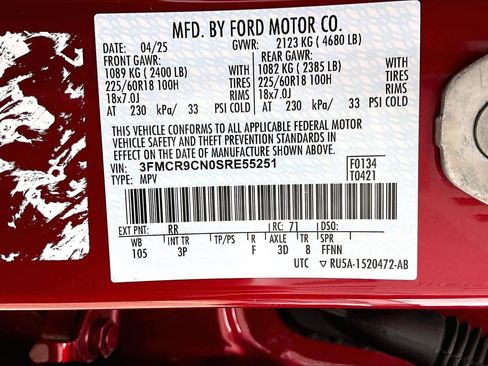 Certified 2025 Ford Bronco Sport Outer Banks w/ Outer Banks Tech Package+ image 34