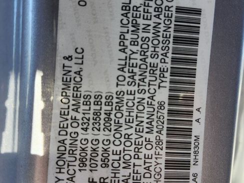 Certified 2023 Honda Accord LX image 40